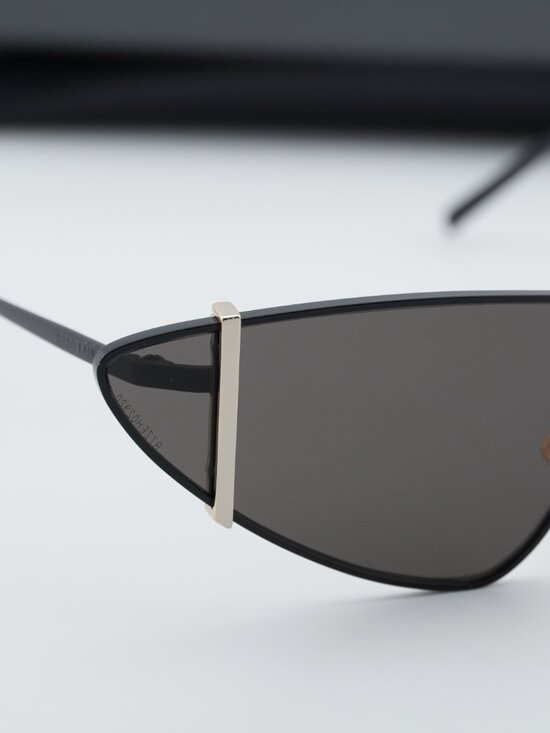 Saint Laurent SL536 001 Rimless Shield Sunglasses - Black main image 7
